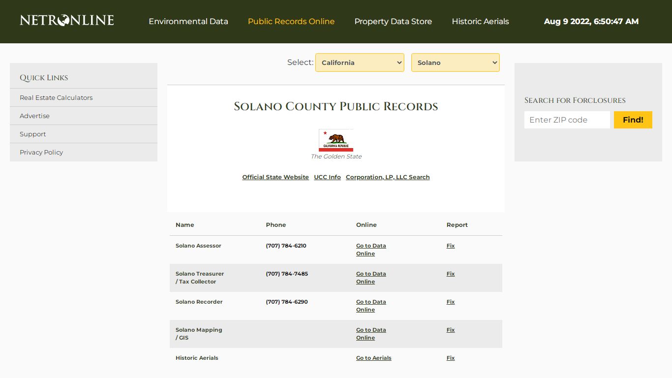 NETR Online • Solano • Solano Public Records, Search ...